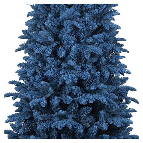 Künstlicher Weihnachtsbaum, Modell Ocean, Slim – 210 cm, blau, Materialmix Poly / PVC 6
