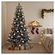 Sapin de Noël bleu Ocean 210 cm Poly PVC slim s2