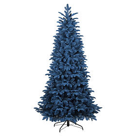 Albero di Natale blu Ocean 210 cm Poly PVC slim
