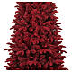 Albero di Natale Red 210 cm Poly PVC floccato rosso slim s2