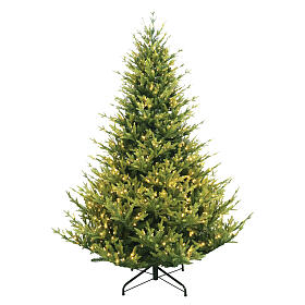 Künstlicher Weihnachtsbaum, Yellowstone – 150 cm, grün, aus PVC und Poly Feel Real