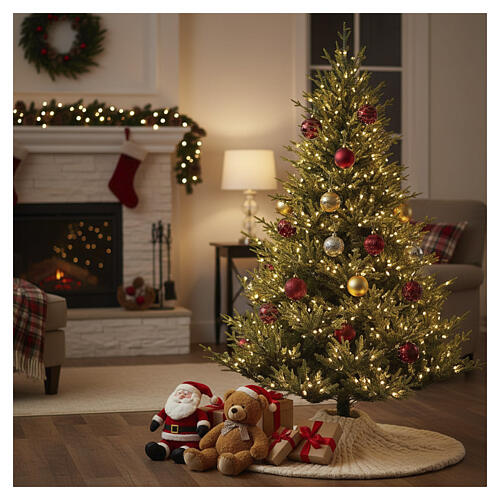 Albero di Natale Yellowstone 150 cm verde mix PVC Poly realistico 4