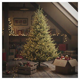 Künstlicher Weihnachtsbaum, Yellowstone – 210 cm, 1 000 LEDs warmweiß, mit Lichtprogrammen