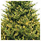 Albero di Natale Yellowstone prelit 1000 Led bianco caldo giochi luce 210 cm PVC Poly s2