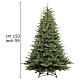 Künstlicher Weihnachtsbaum – Modell Varenna, grün, Poly Feel-Real, 150 cm s3
