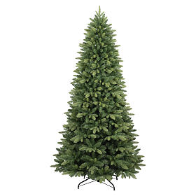 Albero di Natale Utah 210 cm verde rami Poly e PVC slim