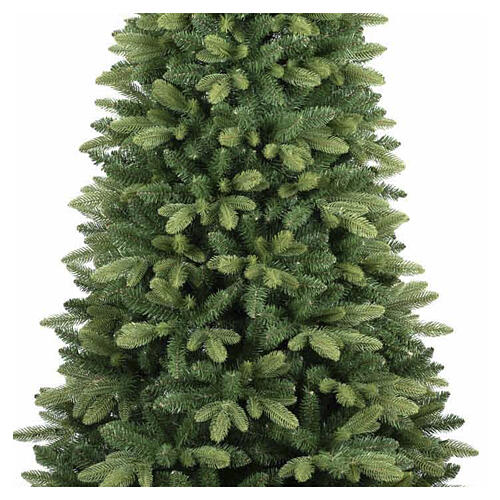 Albero di Natale Utah 210 cm verde rami Poly e PVC slim 2