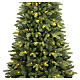 Green slim prelit Utah Christmas tree with 200 LEDs, 60 in, mix of Poly and PVC s2