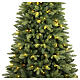 Utah slim green Christmas tree, 85 in, 350 warm white LEDs, poly and PVC s2