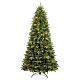 Albero di Natale Utah 210 cm 350 LED bianco caldo slim Poly verde s1