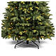Albero di Natale Utah 210 cm 350 LED bianco caldo slim Poly verde s3