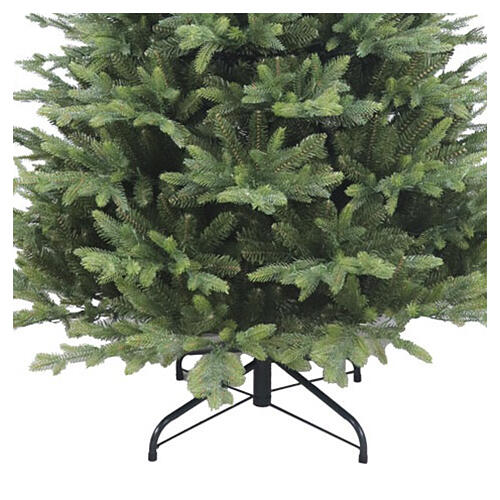 Albero di Natale 210 cm verde Brunate PVC Poly Feel Real 3