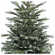 Silver green small Christmas tree with round pot, poly and PVC, 35 in s2