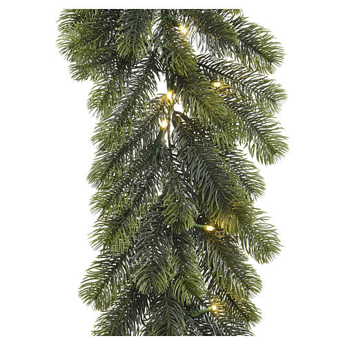 LED light garland, warm white light, 35 LEDs, 70x12 in 4