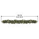 LED light garland, warm white light, 35 LEDs, 70x12 in s3