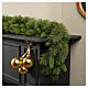 Ghirlanda natalizia effetto pino verde 270x25 cm s2