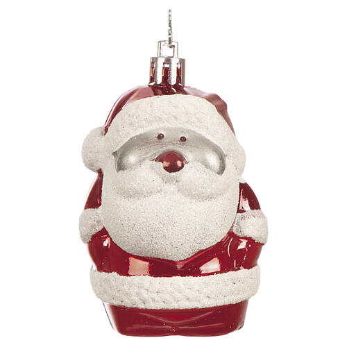 Albero di Natale mini decorato con figure natalizie 60x35 cm 7
