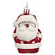 Albero di Natale mini decorato con figure natalizie 60x35 cm s7
