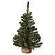 Albero di Natale mini decorato con figure natalizie 60x35 cm s8