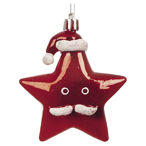 Albero di Natale mini decorato con 20 addobbi natalizi 75x40 cm 8