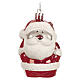 Albero di Natale mini decorato con 20 addobbi natalizi 75x40 cm s6