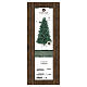 Árvore de Natal Emerald com ramos flocados 180 cm PE PVC s7
