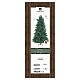 Abete artificiale Emerald 240 cm floccato verde smeraldo PE PVC s7
