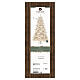 Cosy flocked cream-white artificial Christmas tree, 83 in, PE and PVC s7