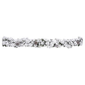 Artificial Snowy Christmas Garland with Snow-Effect Branches, 270x25 cm