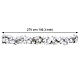 Artificial Snowy Christmas Garland with Snow-Effect Branches, 270x25 cm s3