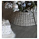 Gray willow tree base cover ring for Christmas trees up to 95 in, 12x28 in s2