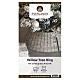 Gray willow tree base cover ring for Christmas trees up to 95 in, 12x28 in s5