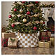 Copertura intrecciata base albero di Natale FSC per alberi fino a 240 cm 30x70 cm s2