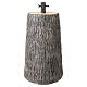 Base albero Natale tronco dipinto 50x30 cm per alberi 150-180 cm s1
