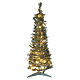POP-UP Christmas tree, 35 in, with 100 warm white/multicolour LEDs s1