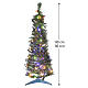POP-UP Christmas tree, 35 in, with 100 warm white/multicolour LEDs s3