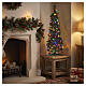 POP-UP Christmas tree, 35 in, with 100 warm white/multicolour LEDs s4
