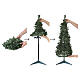 POP-UP Christmas tree, 35 in, with 100 warm white/multicolour LEDs s6