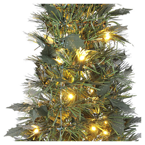 Árvore de Natal 90 cm POP-UP com 100 LEDs branco quente multicolor 5