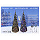 Sapin de Noël 300 cm POP-UP avec 500 LEDs et branches floquées s9