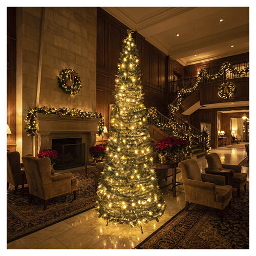 Árvore de Natal 300 cm POP-UP com 500 LEDs e ramos flocados 2