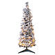 Pop-up snowy Christmas tree, 35 in with 100 warm white LEDs s1