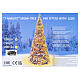 Snow-effect Christmas tree, 60 in, 200 warm white LEDs, POP-UP s8