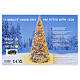 Flocked POP-UP Christmas Tree 210 cm pre-lit with 300 Warm White LEDs s8