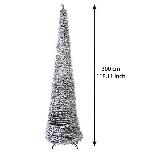 Sapin de Noël 300 cm POP-UP 500 LEDs blanc chaud 3