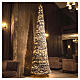Sapin de Noël 300 cm POP-UP 500 LEDs blanc chaud s2