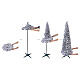 Sapin de Noël 300 cm POP-UP 500 LEDs blanc chaud s6