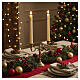 Set 2 velas taper color marfil LED luz cálida 29 cm s2