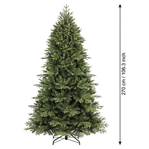 Albero di Natale Barth verde 270 cm Poly Feel Real 3