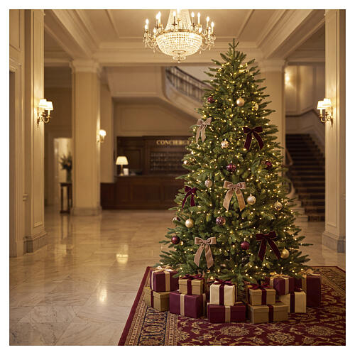 Künstlicher Weihnachtsbaum Rio mit Schirmmechanismus 300 cm Poly Feel Real 2